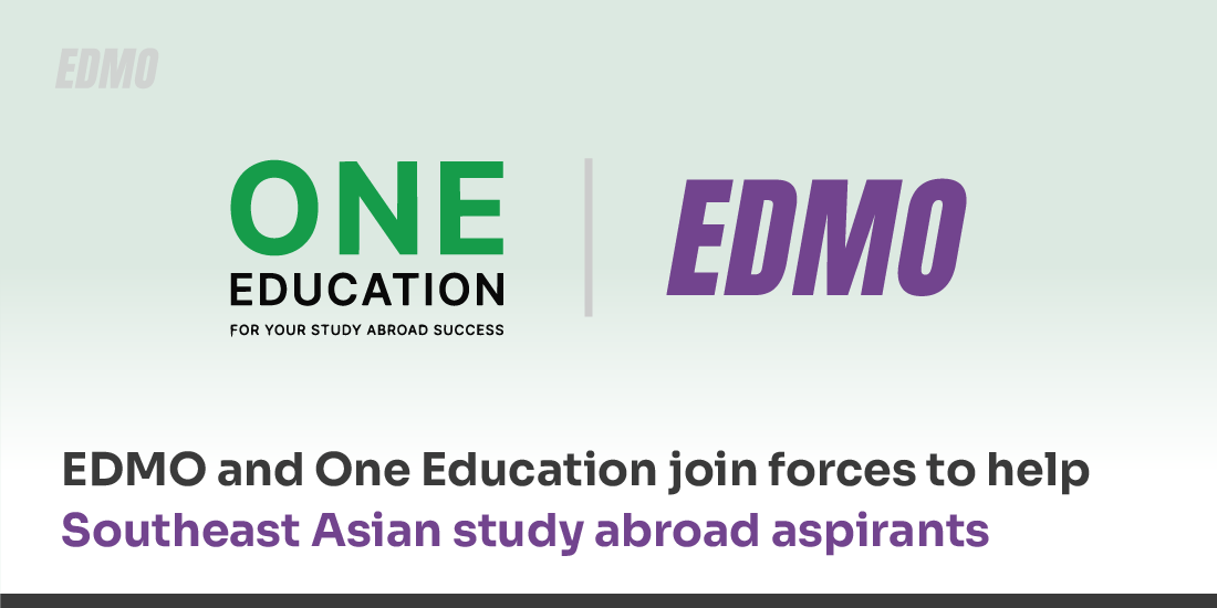 EDMO and One Education join forces to help Southeast Asian study abroad aspirants