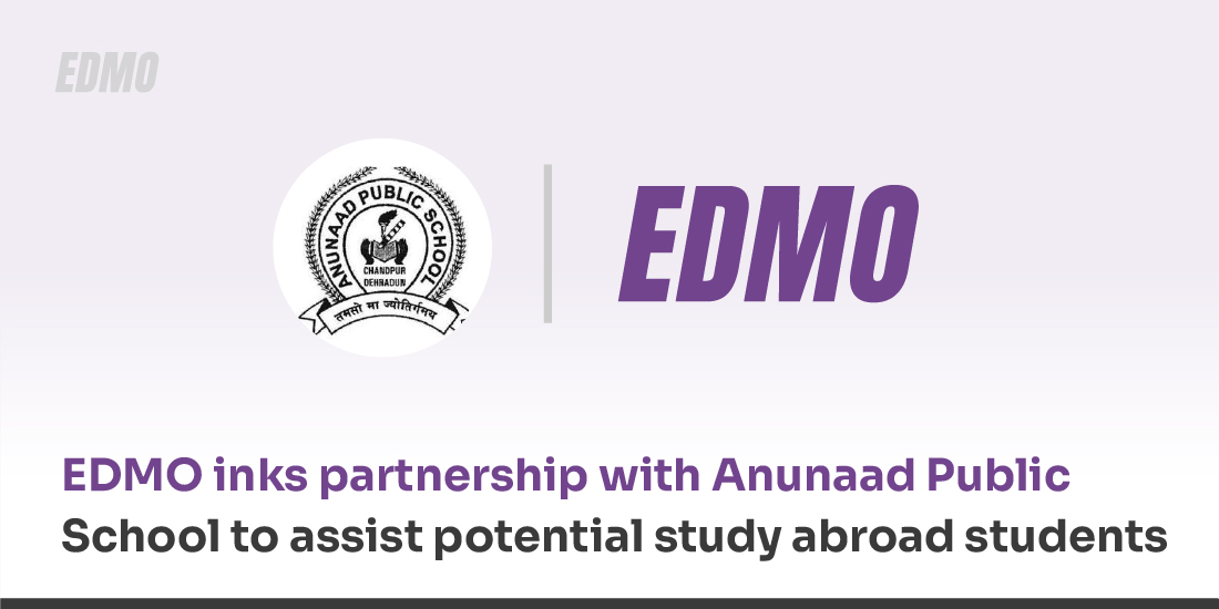 EDMO inks partnership with Anunaad Public School to assist potential study abroad students