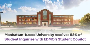 Manhattan-based University resolves 58% of _Student Inquiries with EDMO’s Student Copilot