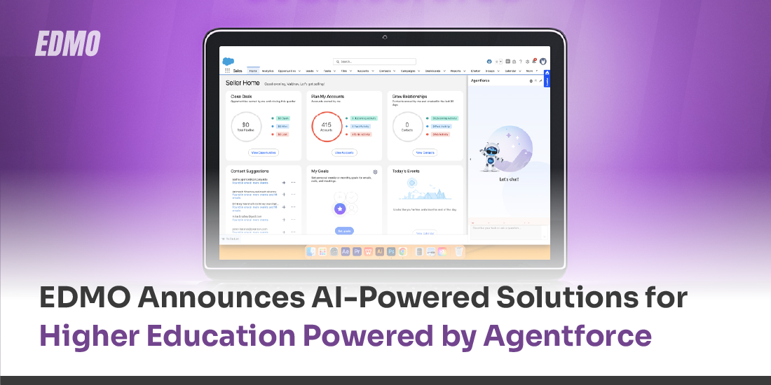 EDMO Announces AI-Powered Solutions for Higher Education Powered by Agentforce