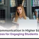 effective communication in higher education