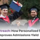 student outreach improves admissions yeild