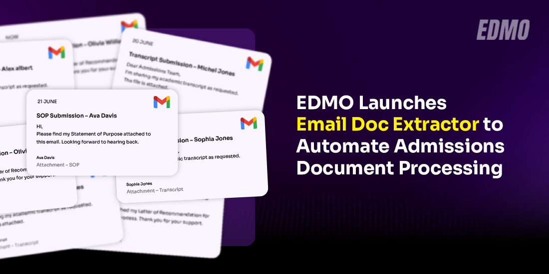 EDMO Launches Email Doc Extractor to Automate Admissions Document Processing