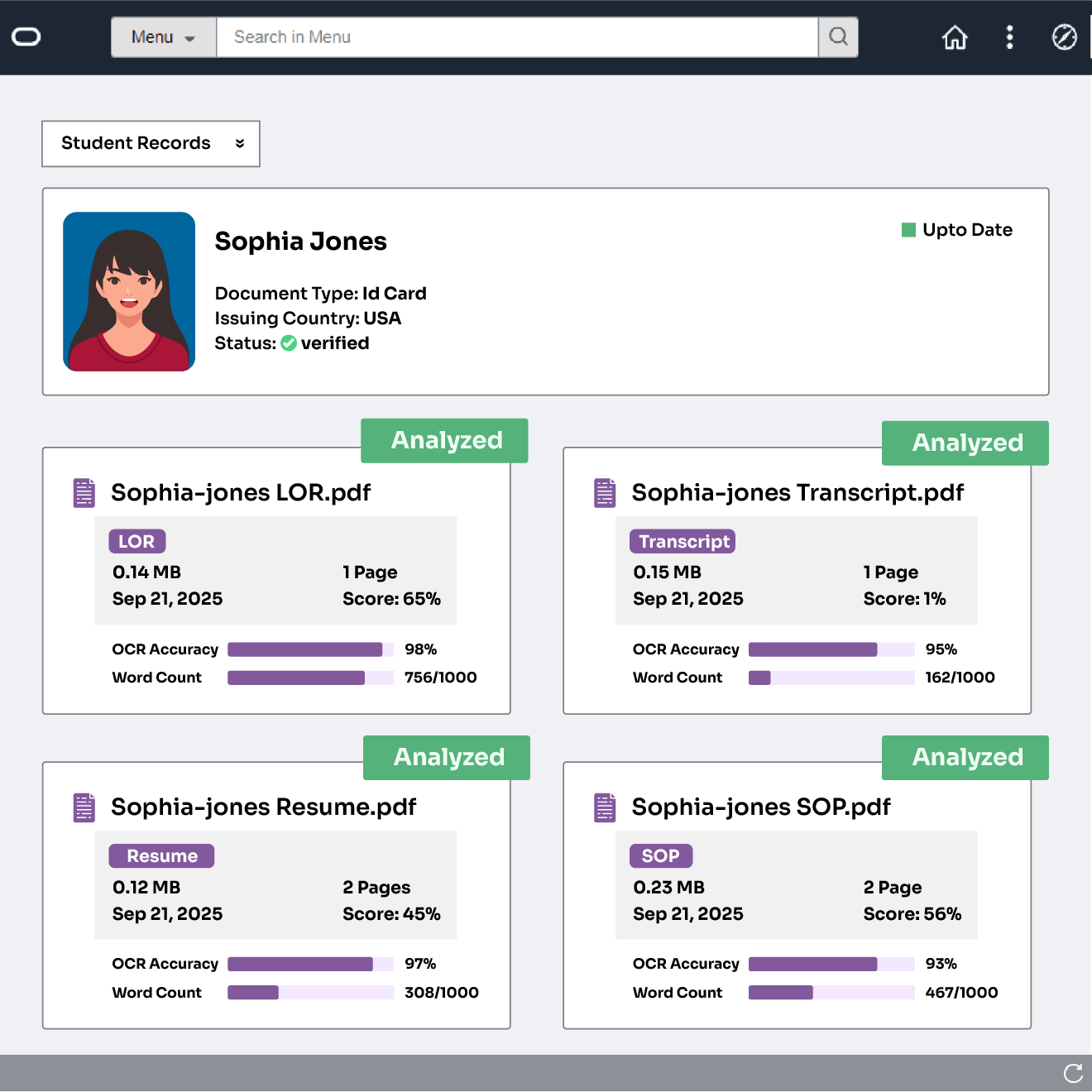 Unified Student Profiles