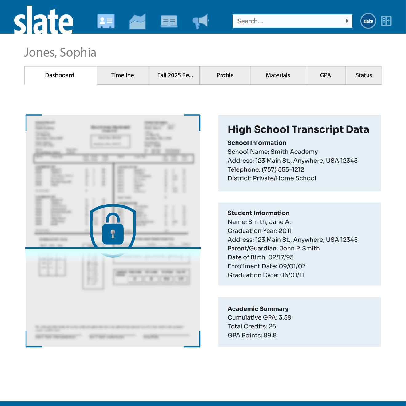 Unified Student Profiles