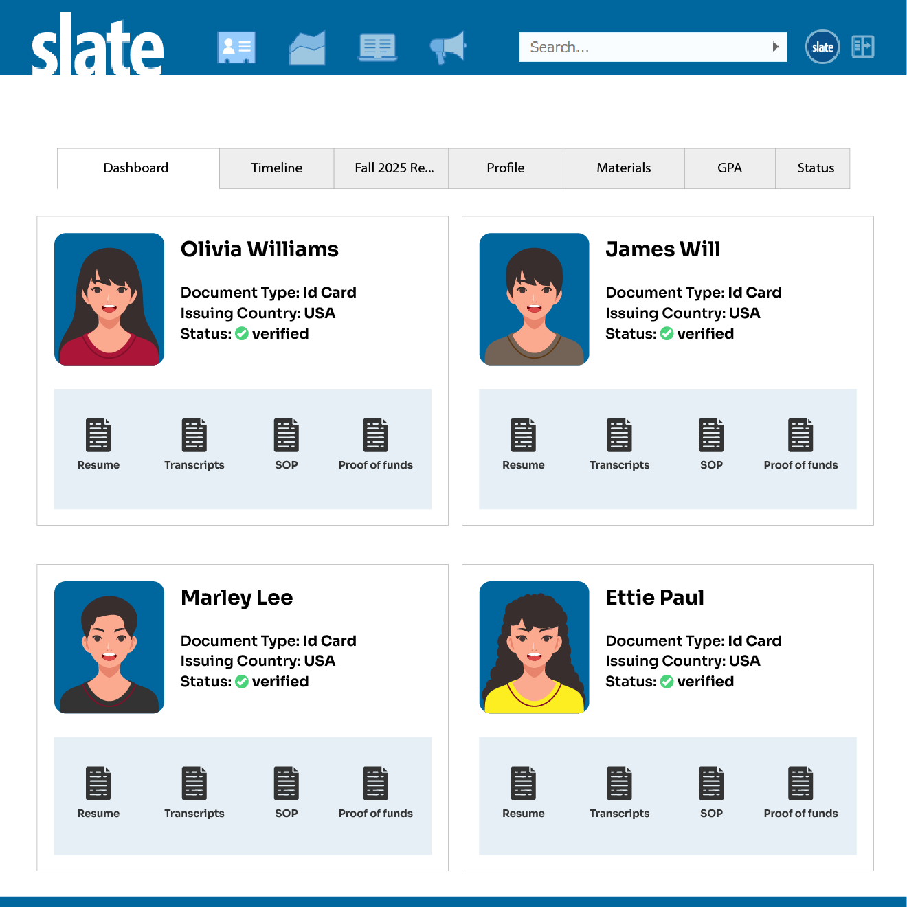 Unified Student Profiles